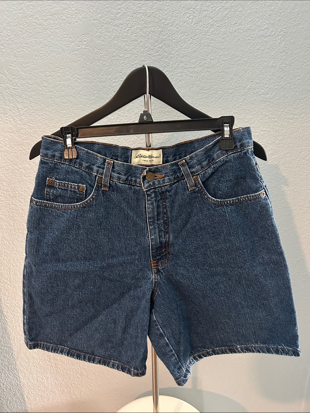 Eddie Bauer Dark Blue Denim Shorts